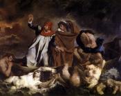 The Barque of Dante - 欧仁·德拉克洛瓦